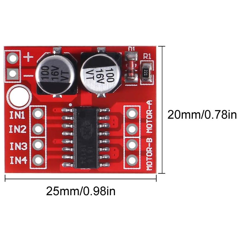 4/10pcs MX1508 DC Motor Driver - L298N Motor Driver ulasan dan harga