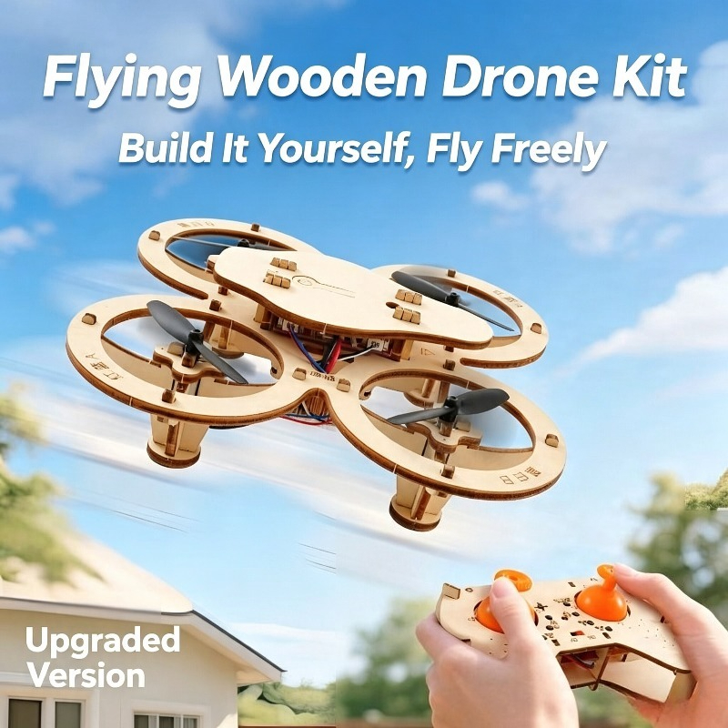 Wooden Rc Quadcopters DIY Kit  - Diy From Old Electronics ulasan dan harga