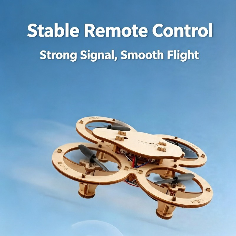 Wooden Rc Quadcopters DIY Kit  - Diy From Old Electronics ulasan dan harga