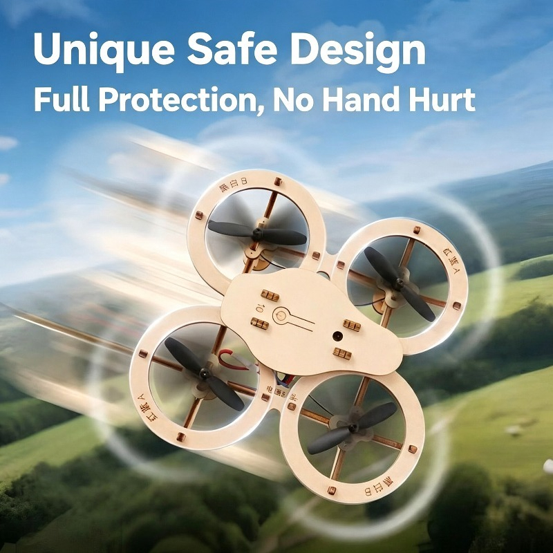 Wooden Rc Quadcopters DIY Kit  - Diy From Old Electronics ulasan dan harga