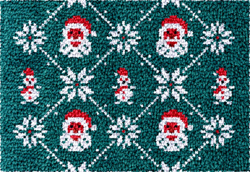 Santa Claus DIY Latch hook kit - Hobby Diy Electronics Kit ulasan dan harga