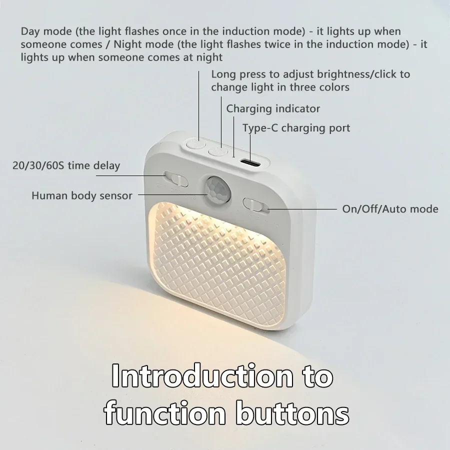 1-4 Pack Motion Sensor LED Cab - Ldr Light Sensor ulasan dan harga