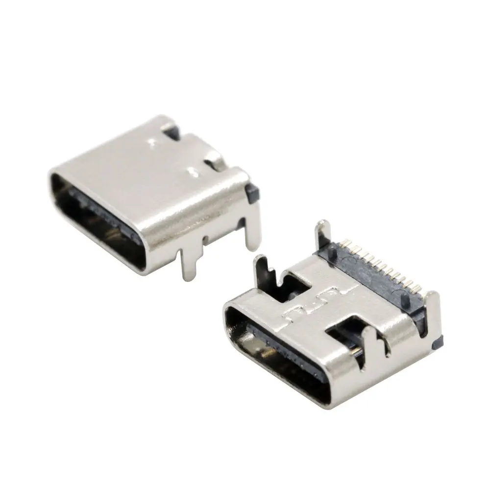 10Pcs USB Type C 2/6/16/24 Pin - Smd Solder Paste ulasan dan harga