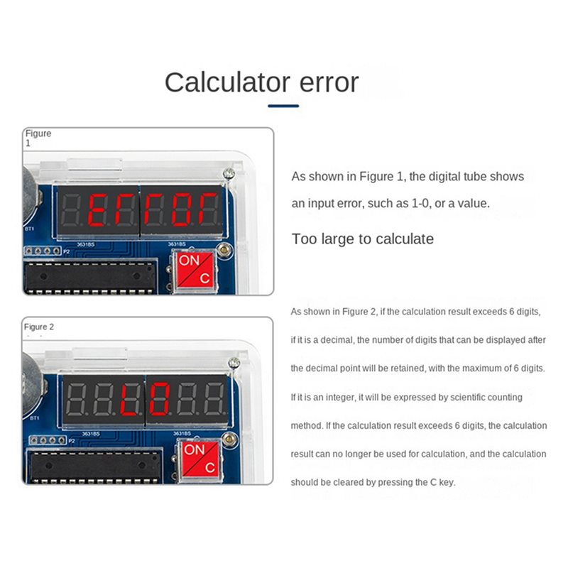 QWE-5X Calculator DIY Kit 51 M - Homemade Diy Electronics ulasan dan harga