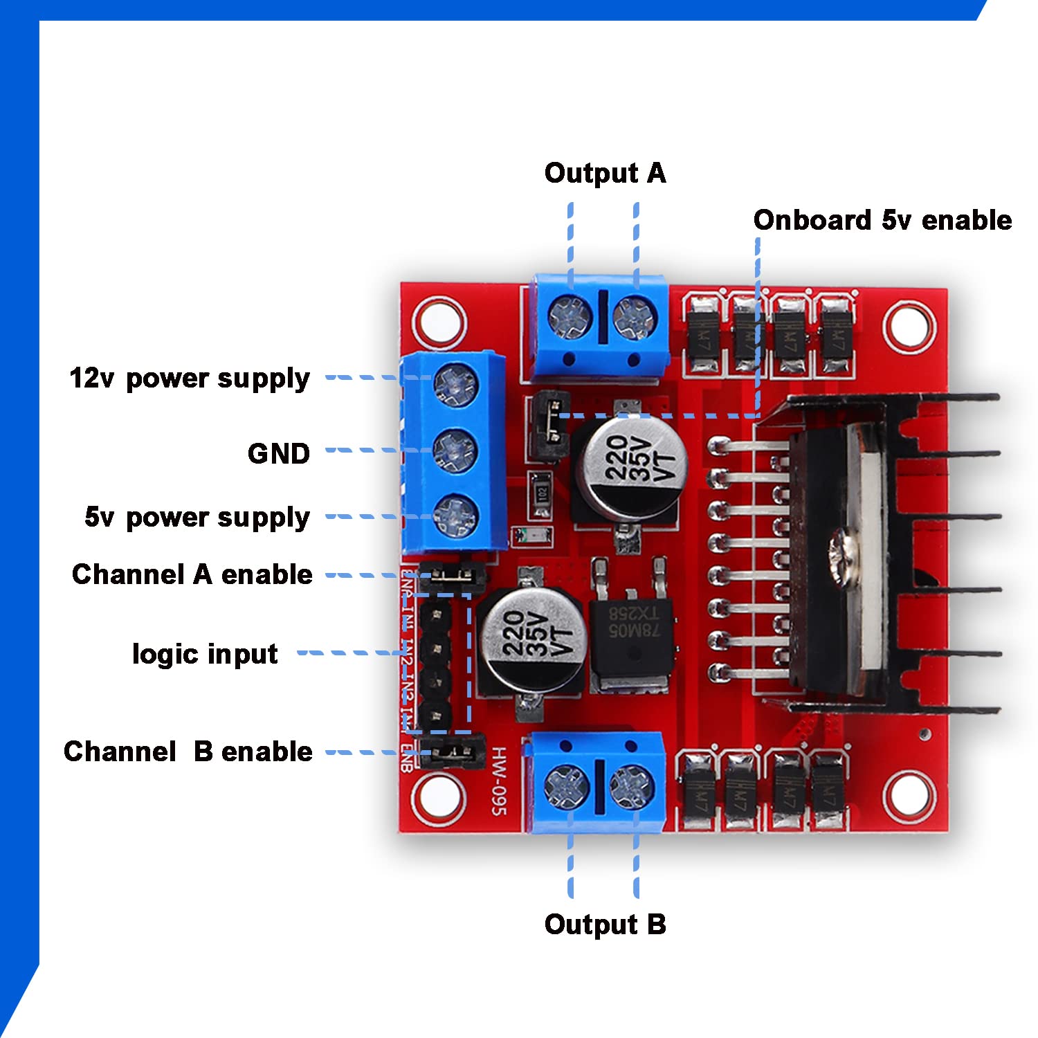 L298N Motor Drive Controller B - L298N Motor Driver ulasan dan harga