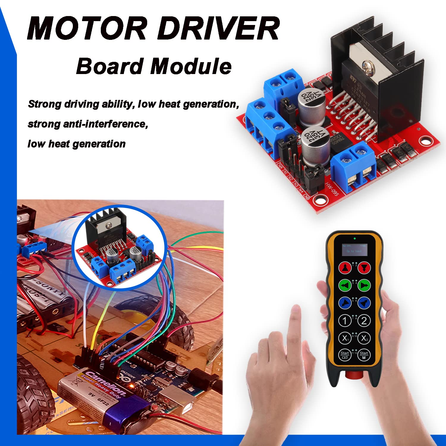 L298N Motor Drive Controller B - L298N Motor Driver ulasan dan harga
