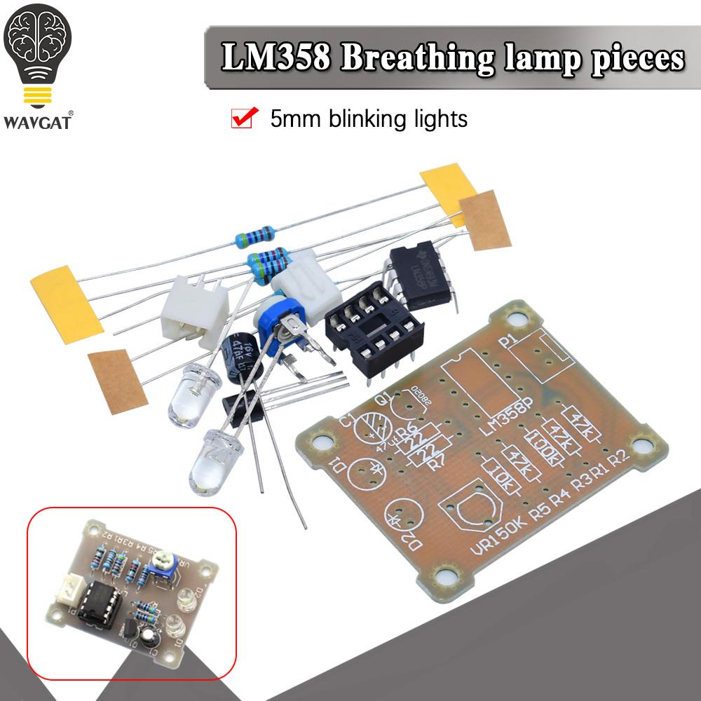 WAVGAT LM358 LED Breathing Lig - Useful Diy Electronics Projects ulasan dan harga