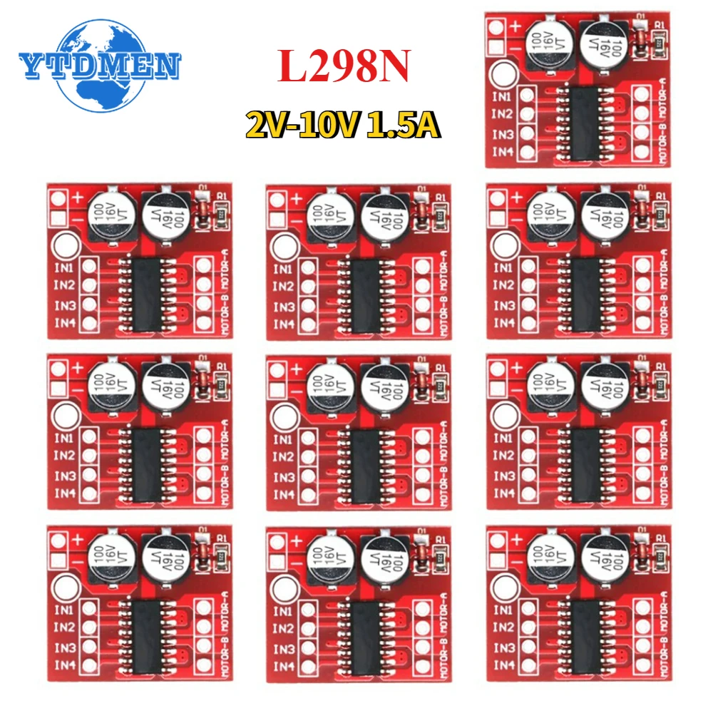 1/5/10pcs MX1508 DC Motor Driv - L298N Motor Driver ulasan dan harga