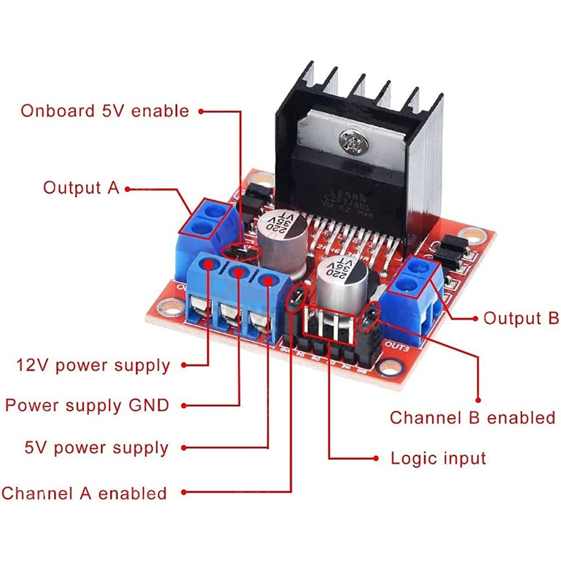 L298N driver board module L298 - L298N Motor Driver ulasan dan harga