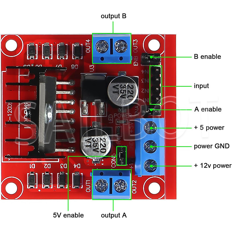 1/5/10PCS L298N DC Motor Drive - L298N Motor Driver ulasan dan harga