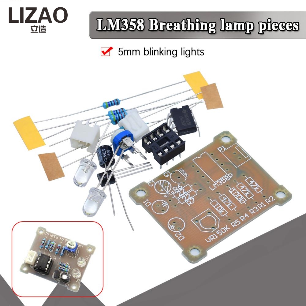 LIZAO LM358 LED Breathing Ligh - Useful Diy Electronics Projects ulasan dan harga