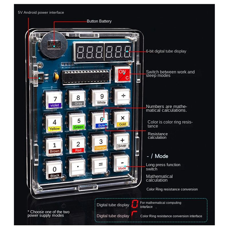 【HOT A69Z!】Calculator DIY Kit  - Homemade Diy Electronics ulasan dan harga