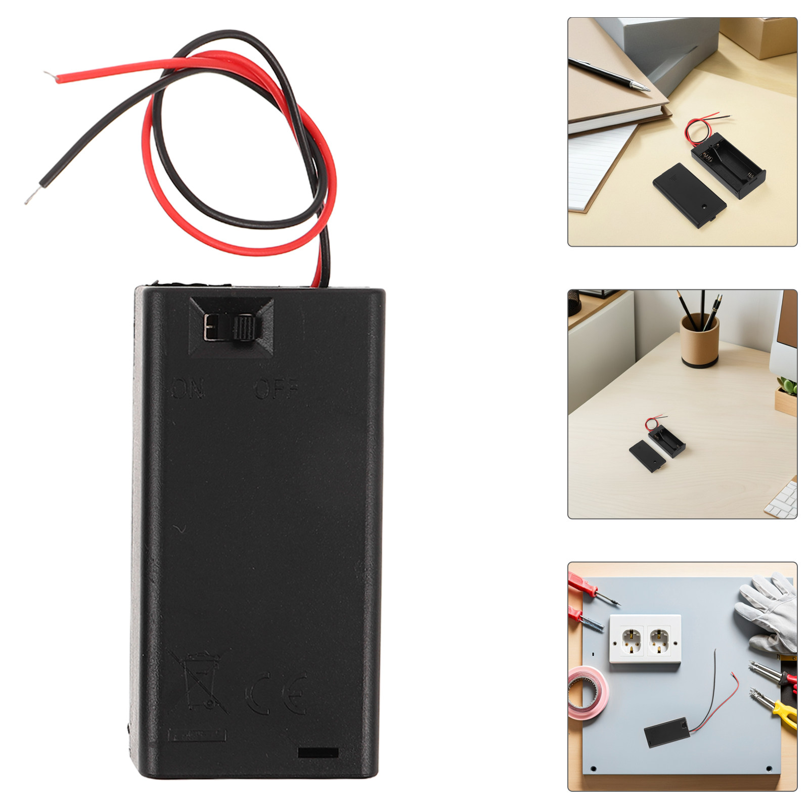 10Pcs Aa Battery Holder Case W - Useful Diy Electronics Projects ulasan dan harga