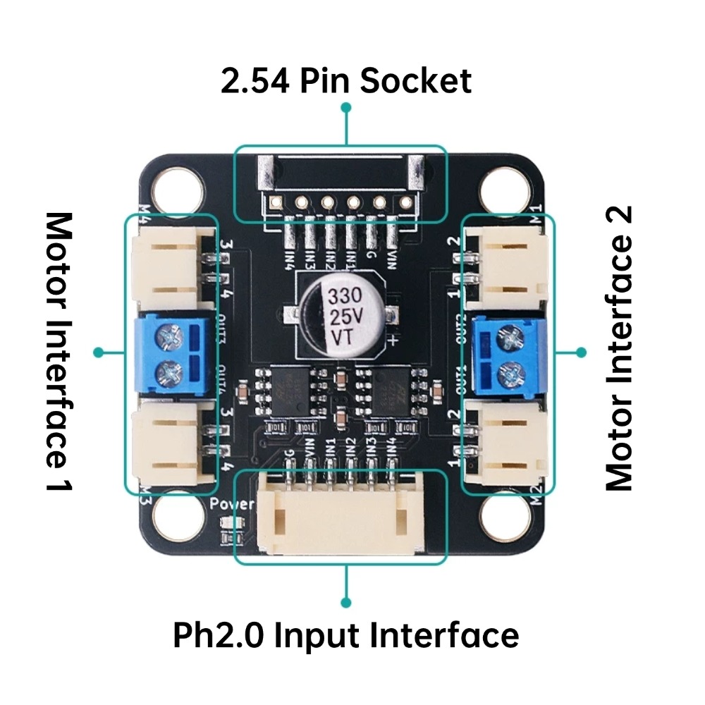 4 TT Motor and Driver Kit 4 DC - L298N Motor Driver ulasan dan harga