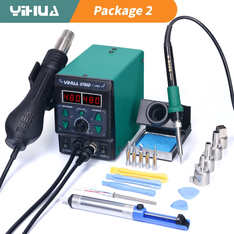 YIHUA 8786D Soldering Iron Hot - Smd Solder Paste ulasan dan harga