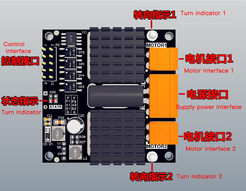 Arduino 24V Motor Driver Board - L298N Motor Driver ulasan dan harga
