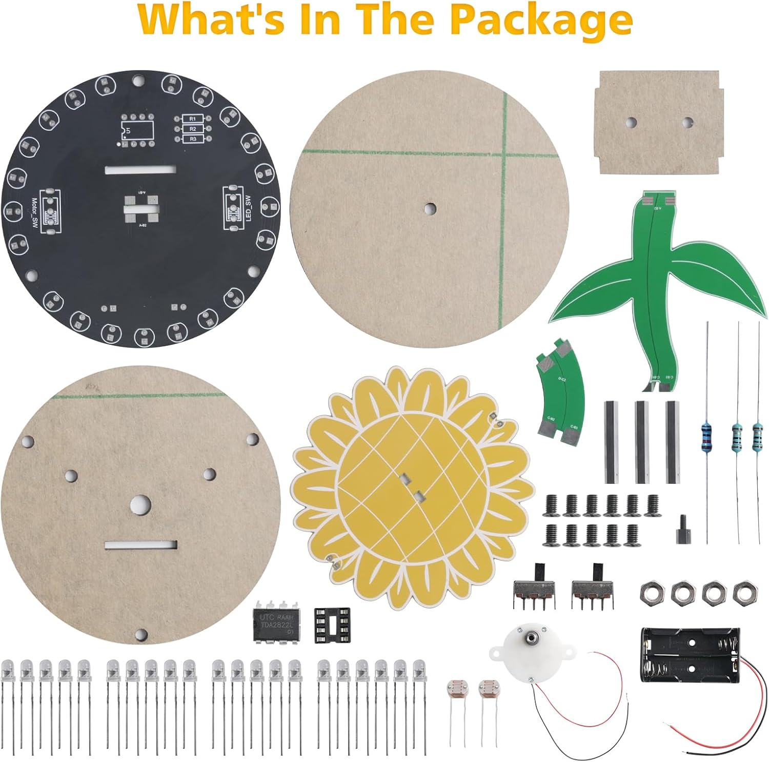 Light Chasing Sunflower Solder - Diy Electronics Ideas ulasan dan harga