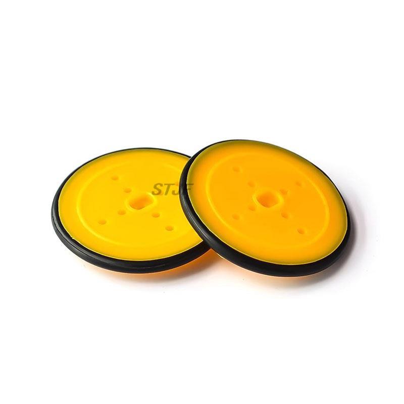 10pcs 410 rubber wheels robot  - Diy Electronics Motor ulasan dan harga