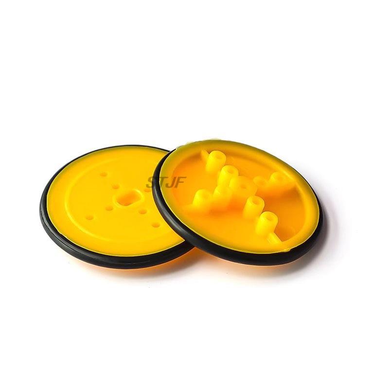 10pcs 410 rubber wheels robot  - Diy Electronics Motor ulasan dan harga