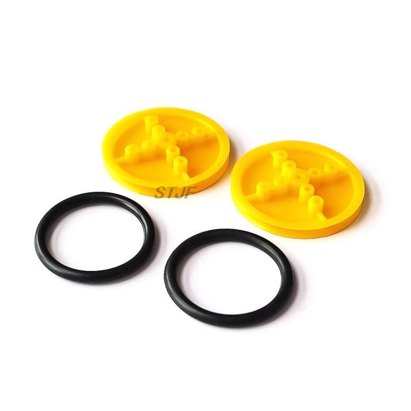 10pcs 410 rubber wheels robot  - Diy Electronics Motor ulasan dan harga
