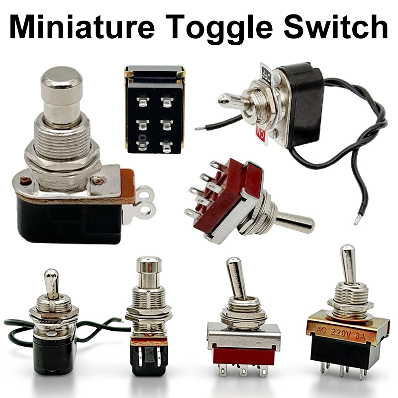 SPST Toggle Switch 12mm Cutout - Diy Electric Guitar Electronics ulasan dan harga