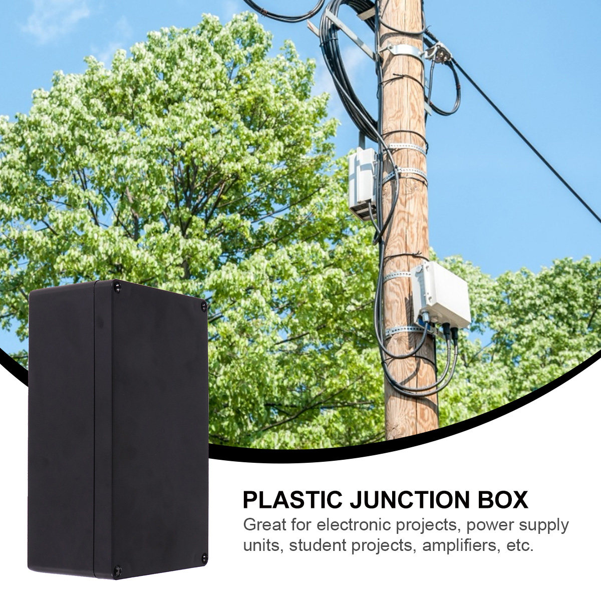 2Pcs Waterproof Junction Box P - Useful Diy Electronics Projects ulasan dan harga