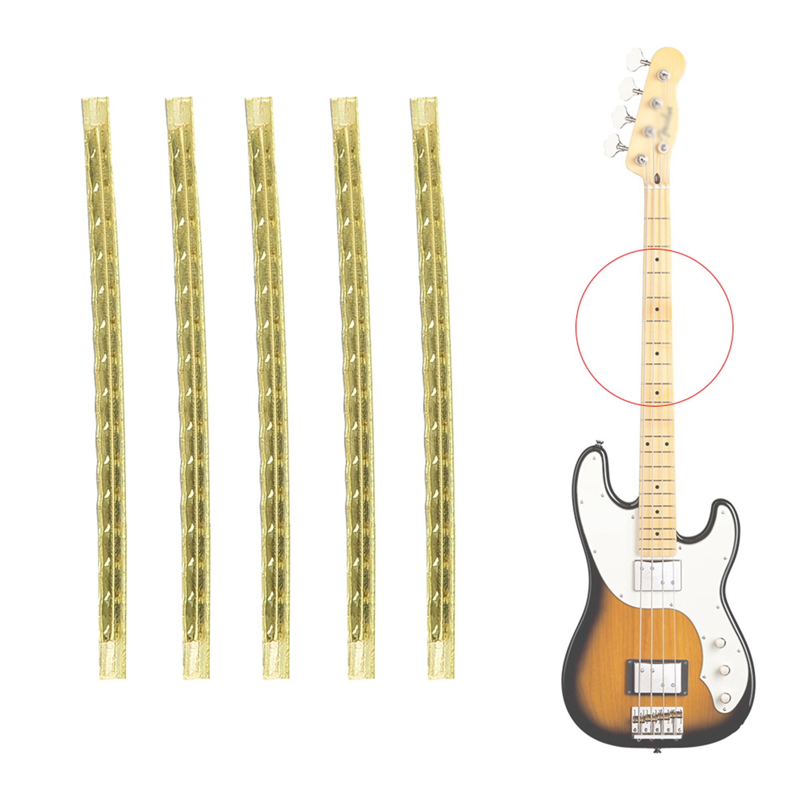 Fret Wire Fret Wire 2.7mm Guit - Diy Electric Guitar Electronics ulasan dan harga
