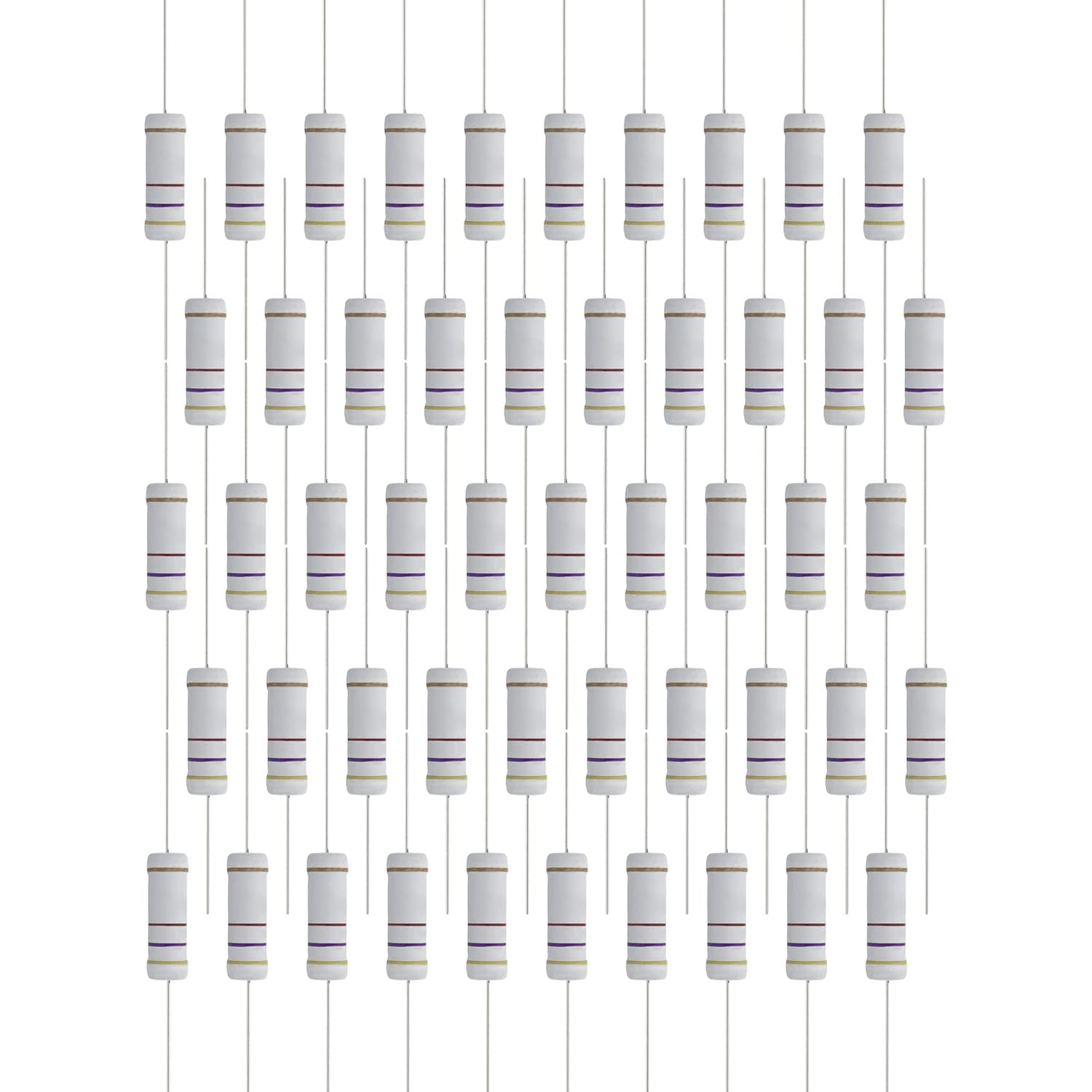 50PCS 470 Ohm Resistor Axial L - Diy Electronics Videos ulasan dan harga